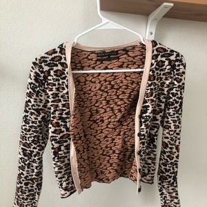 Urban Outfitters Cheetah cardigan